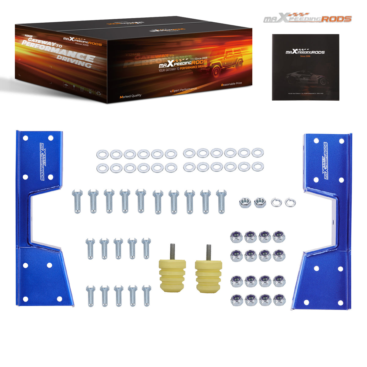 Rear C-Notch Kits Bump Stops compatible For GMC Sierra 1500 Classic NBS Body 01-2007