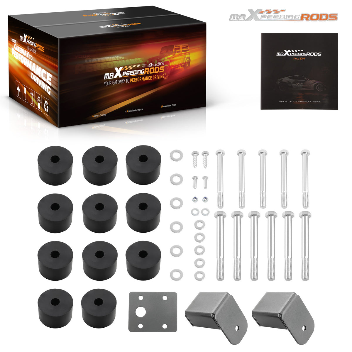 1.25" Body Lift Kit compatible For Jeep Wrangler TJ 1997-2006