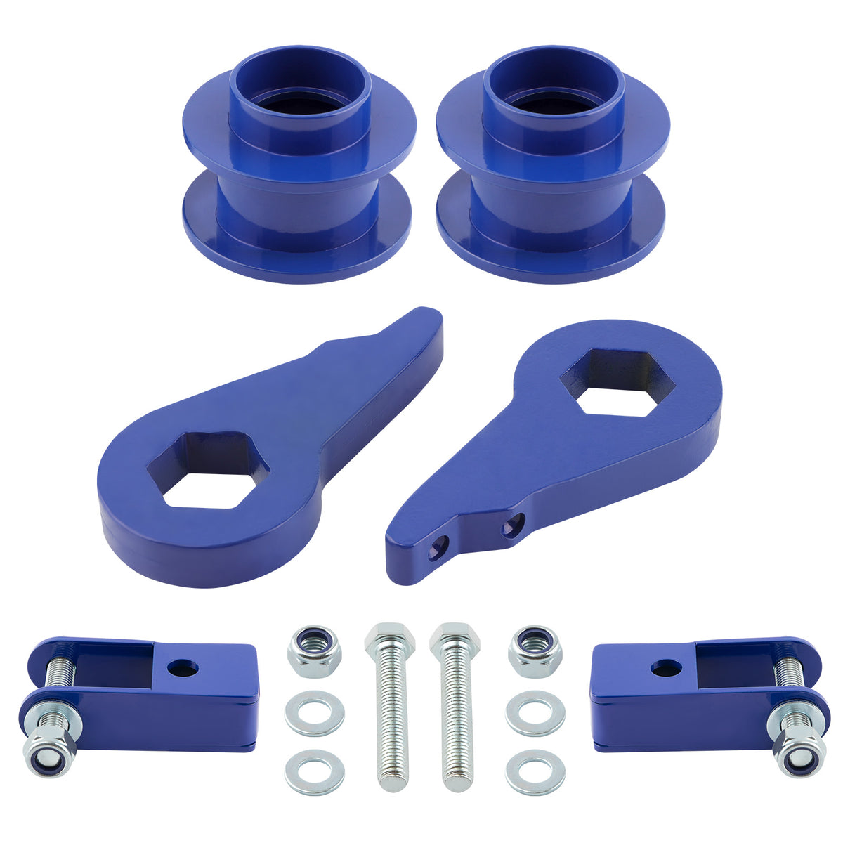 Adjustable 1-3 Front 2 Rear Lift Kit compatible For Chevy Tahoe Suburban 1500 2000-2006