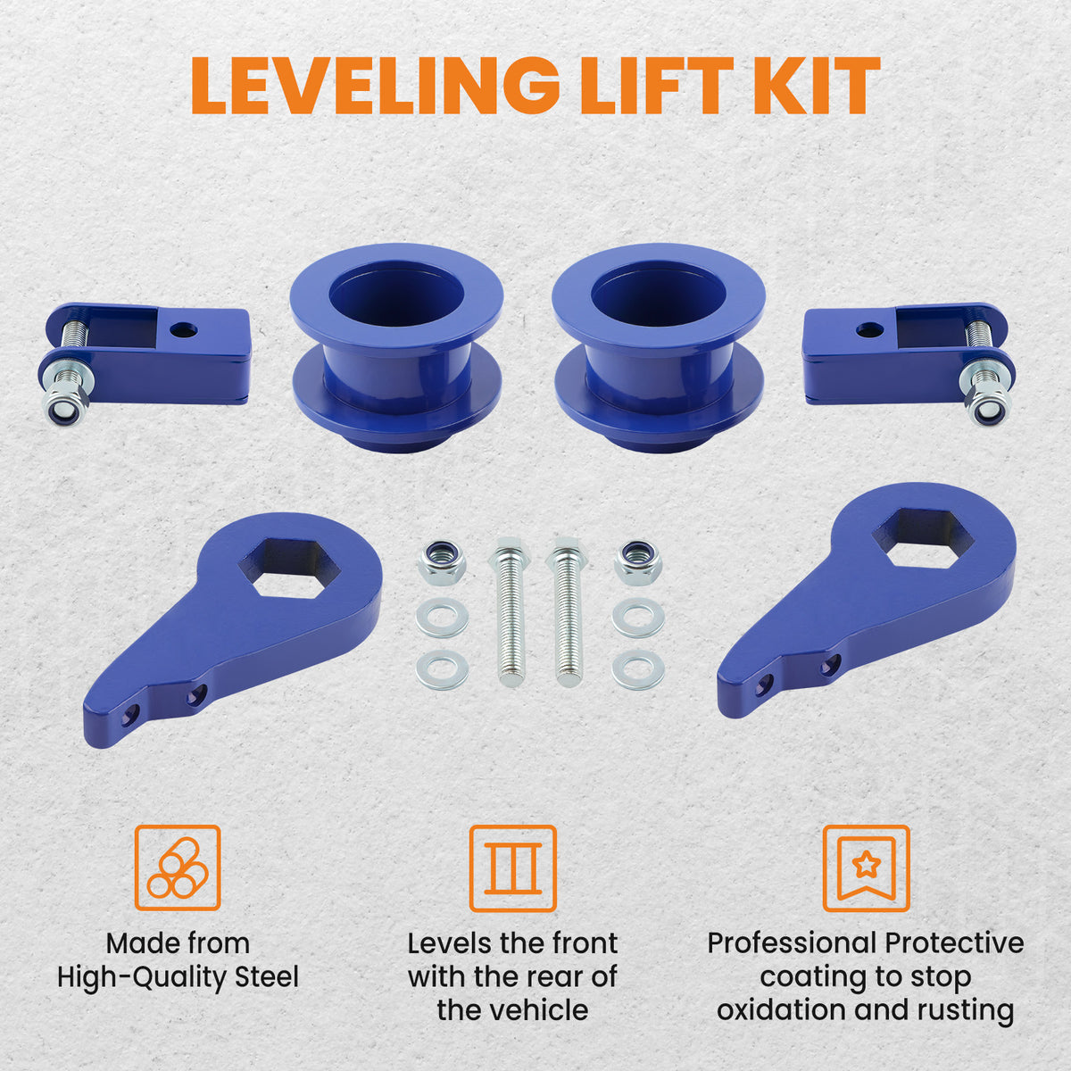 Adjustable 1-3 Front 2 Rear Lift Kit compatible For Chevy Tahoe Suburban 1500 2000-2006