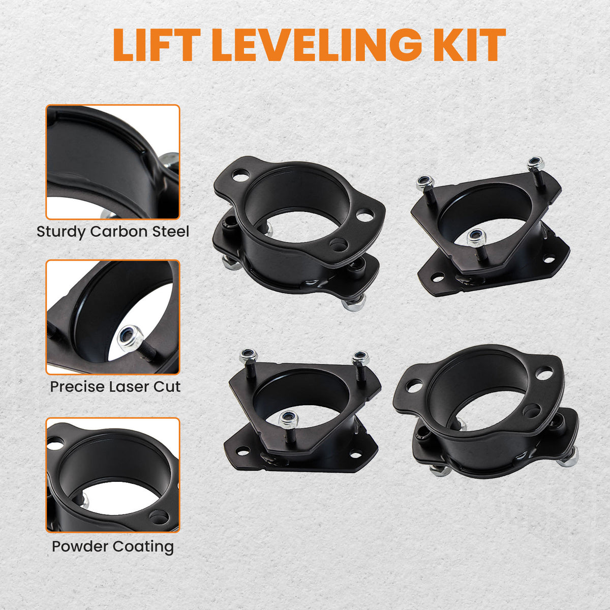 Compatible For Ford Explorer 2WD 4WD Carbon Steel 2006-2010 Full 2 Suspension Lift Kit