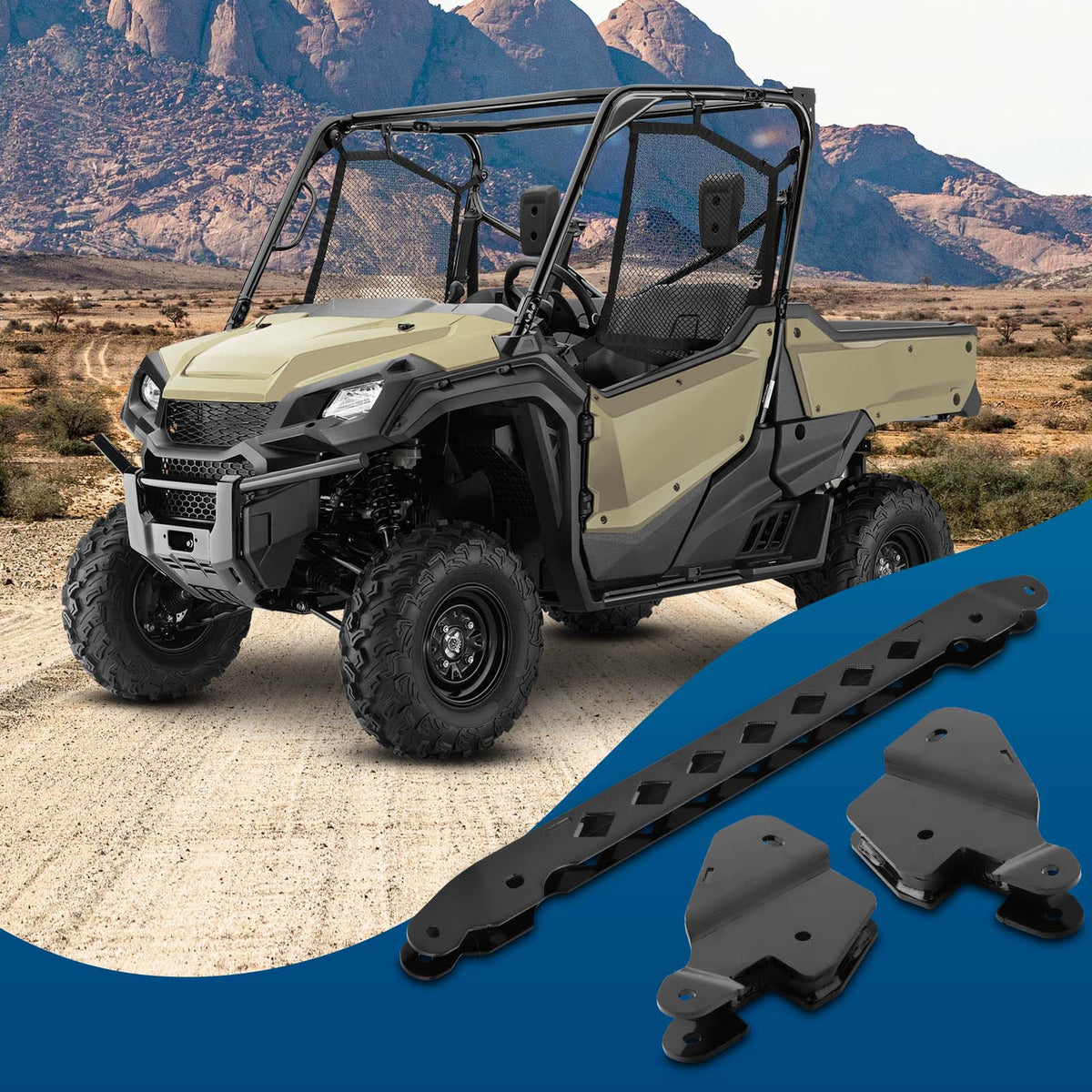 Heavy Duty 3 Rise Full Lift Kit compatible For Honda Pioneer 1000/1000-5 compatible For Deluxe 2016-2023