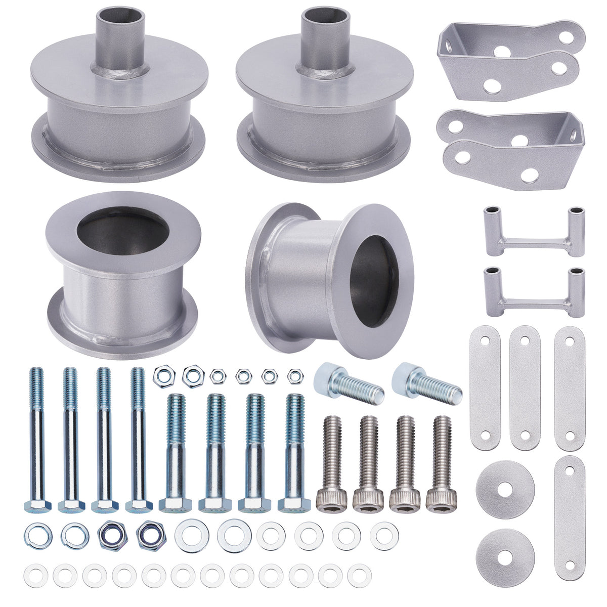 3 Front Rear Lift Leveling Kitcompatible compatible For Jeep Wrangler JK Mount Extenders 2x2 4x4