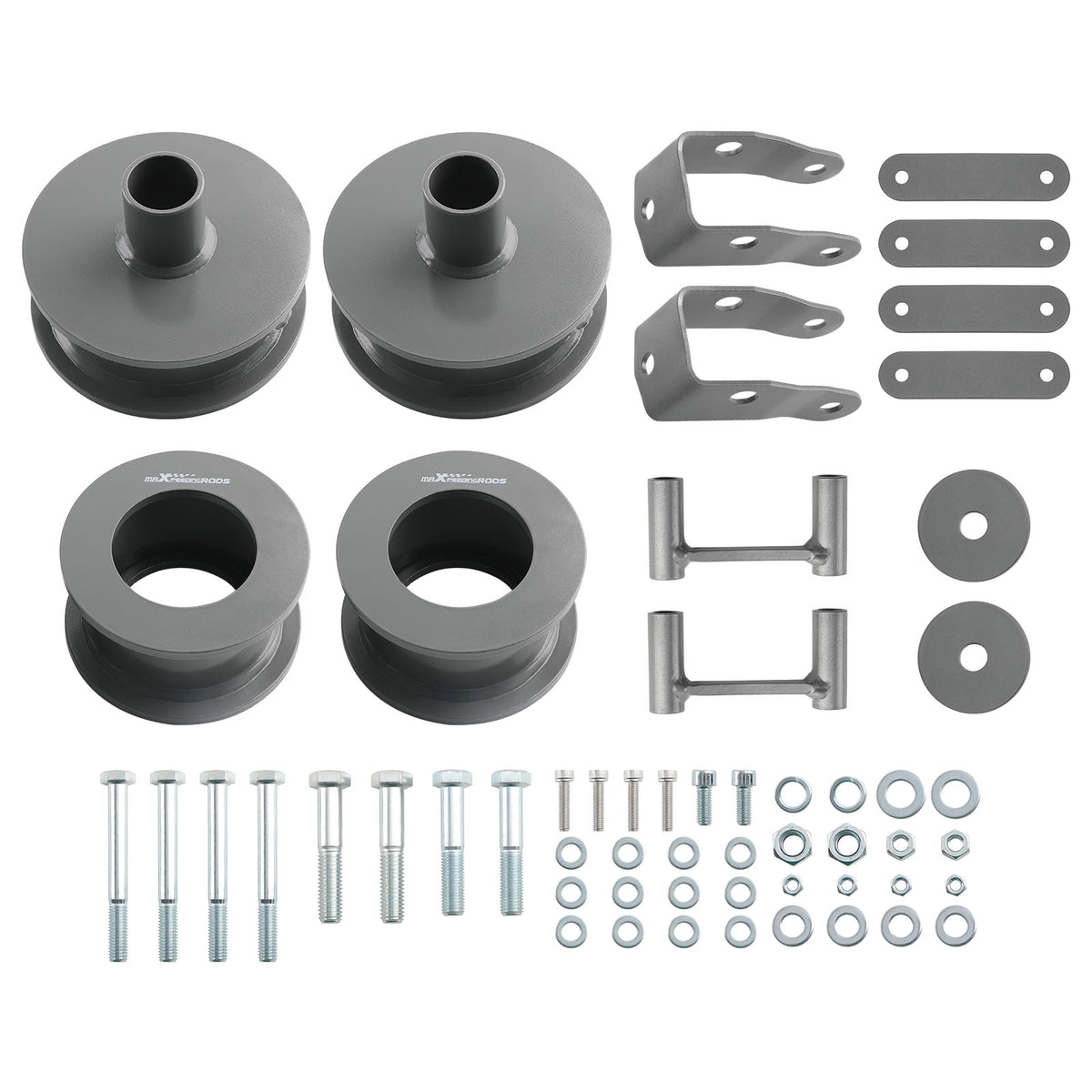 2.5" Front 2" Rear Leveling Lift Kit Set Extender compatible For Jeep Wrangler JK 2007-2018