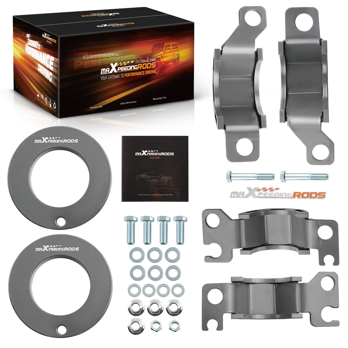 2 inch Front Rear Level Lift Kit compatible For Jeep Cherokee KL 2014 2015 2016 2017 2018 2019