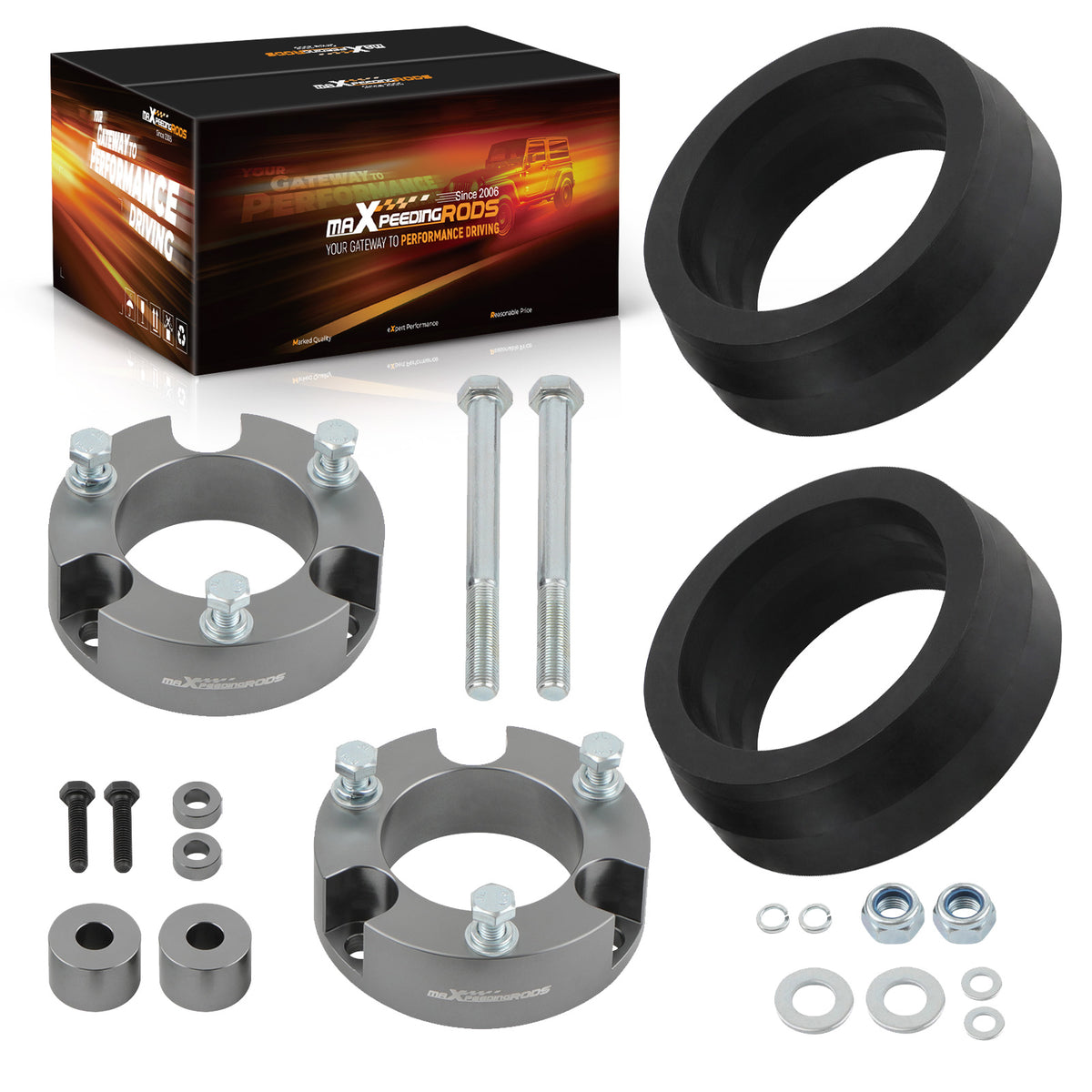 3 Front 2 Rear Leveling Lift Kit compatible For Toyota 4Runner FJ Cruiser 2003-2022