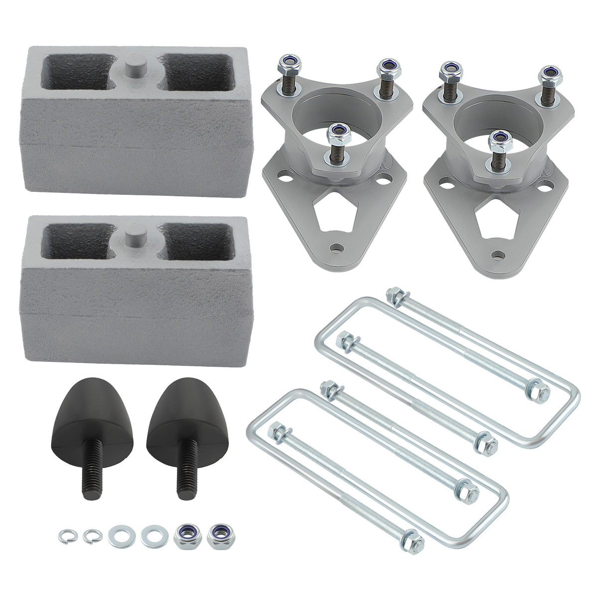 Lift Kit 3'' Front Rear compatible For Nissan Frontier PRO-4X Extended Cab Pickup 2018