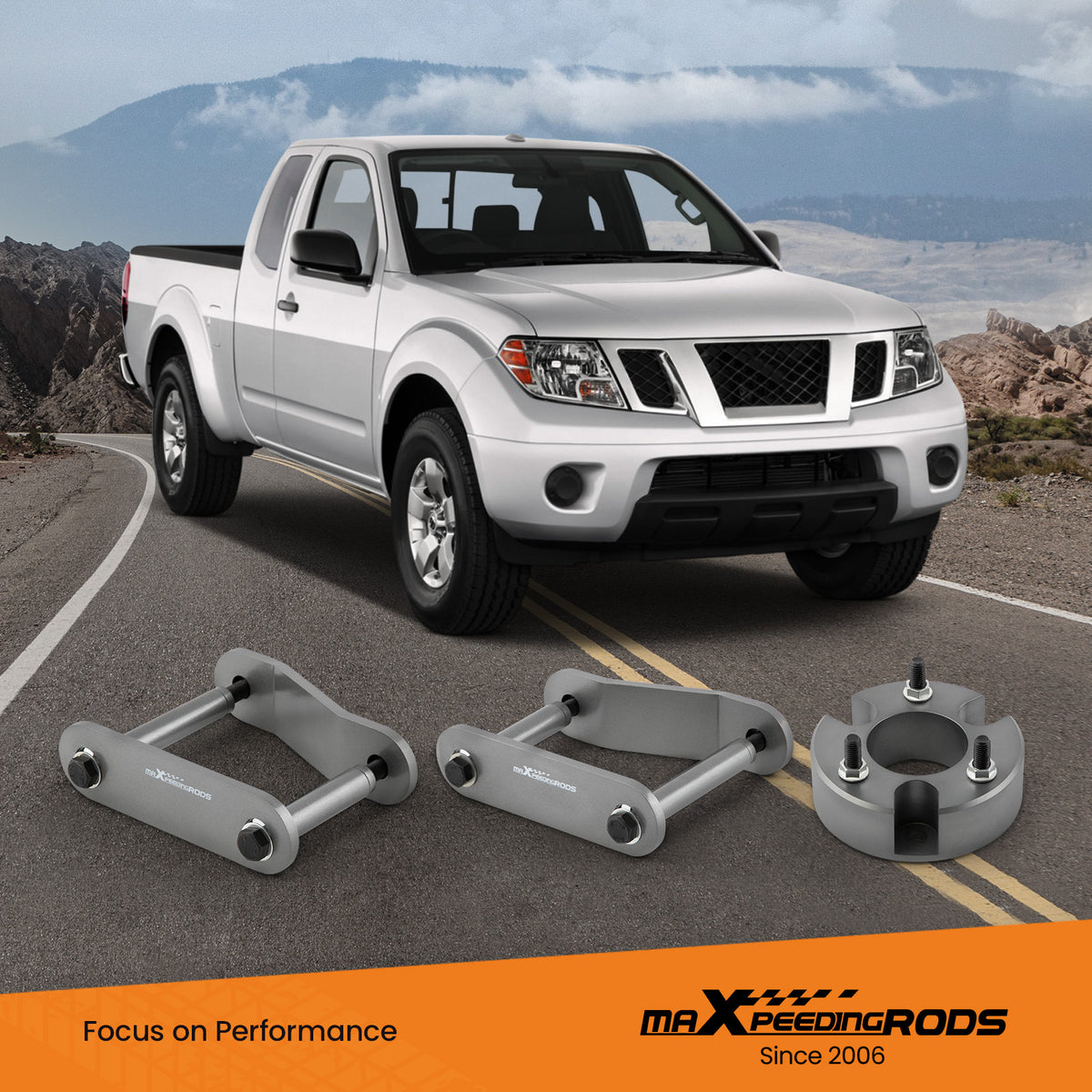3 Front 2 Rear Leveling Lift Kit compatible For Nissan Frontier 2WD 4WD 2005-2023