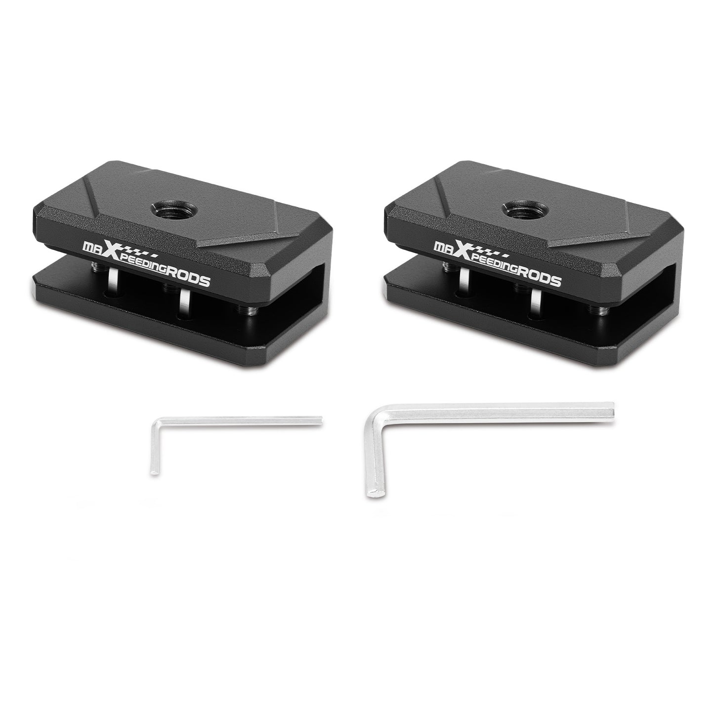 Universal Hood Ditch Light Brackets For Trucks Jeeps SUV LED Light Bar Mount M8