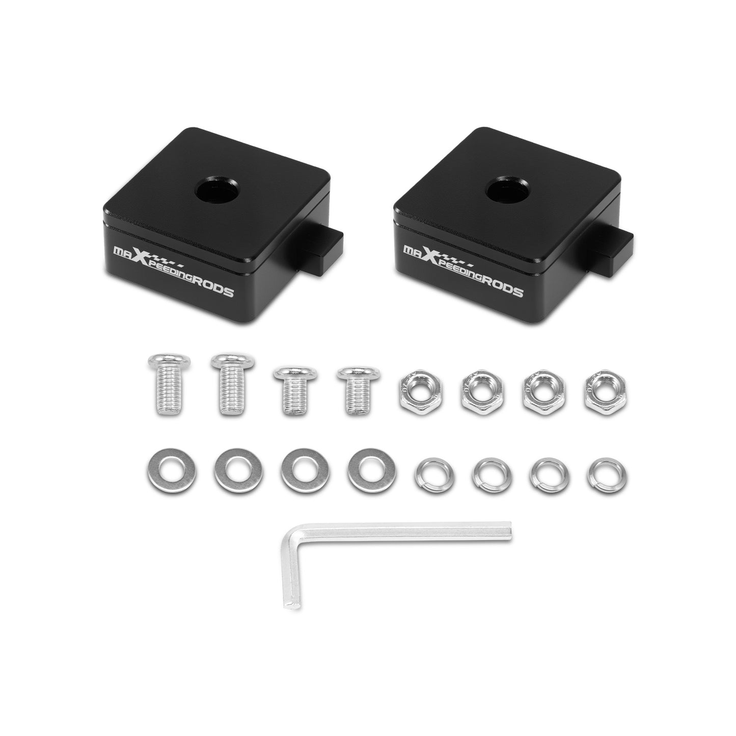 Universal Hood Brackets Quick Release For Trucks SUV Jeeps Ditch Light Mount M8