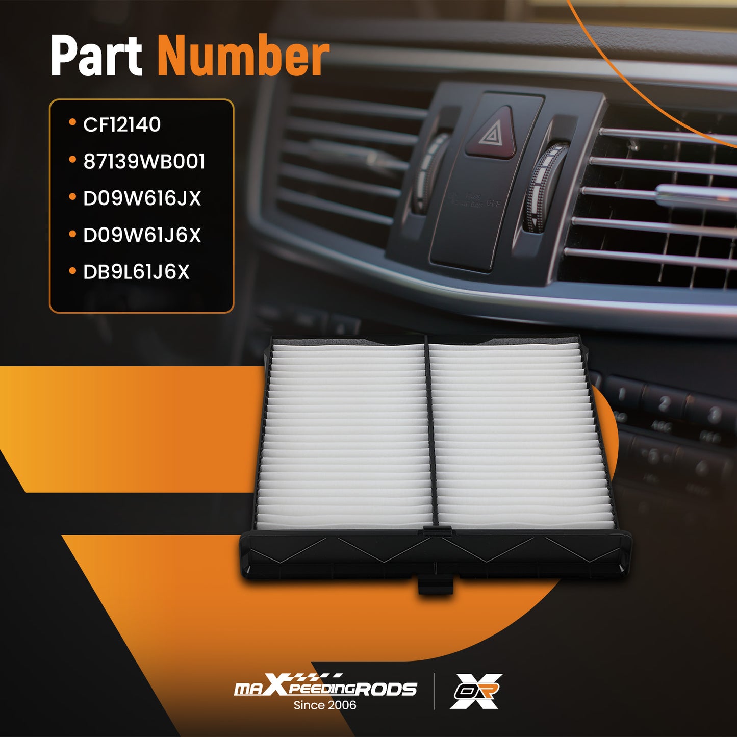 Cabin Air Filter compatible for Mazda 2 2018-2019 CX-3 2016-2022 D09W61J6X DB9L61J6X