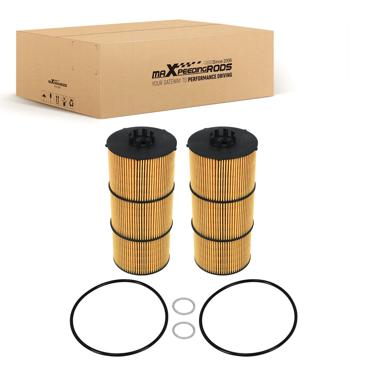 2 Units Oil Filter compatible For Western Star 4900 Series P582506 A4711800209