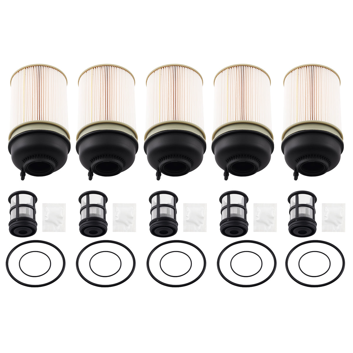 5 Pack Fuel Filter For Detroit Diesel DD13/DD15/DD16 2014+ A4720921705