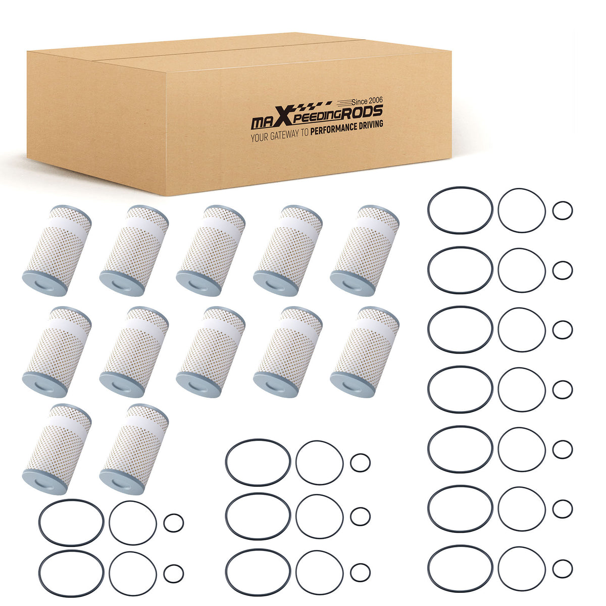 12PCS FF5369W Fuel Filter compatible For Freightliner COLUMBIA CL120 CASCADIA 113 125
