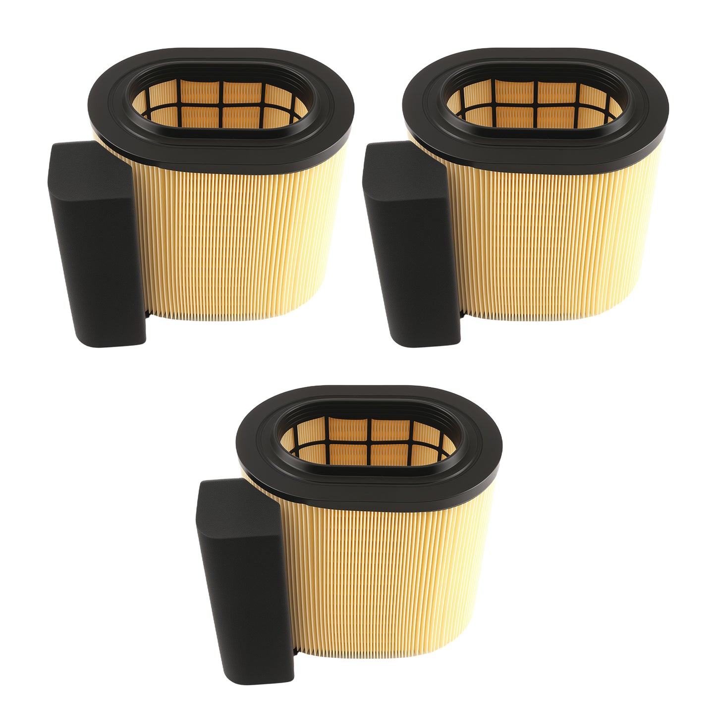 3 Pack Air Filter compatible For Ford F250 F350 6.7L 17-19 HC349601AF HC3Z-9601-A