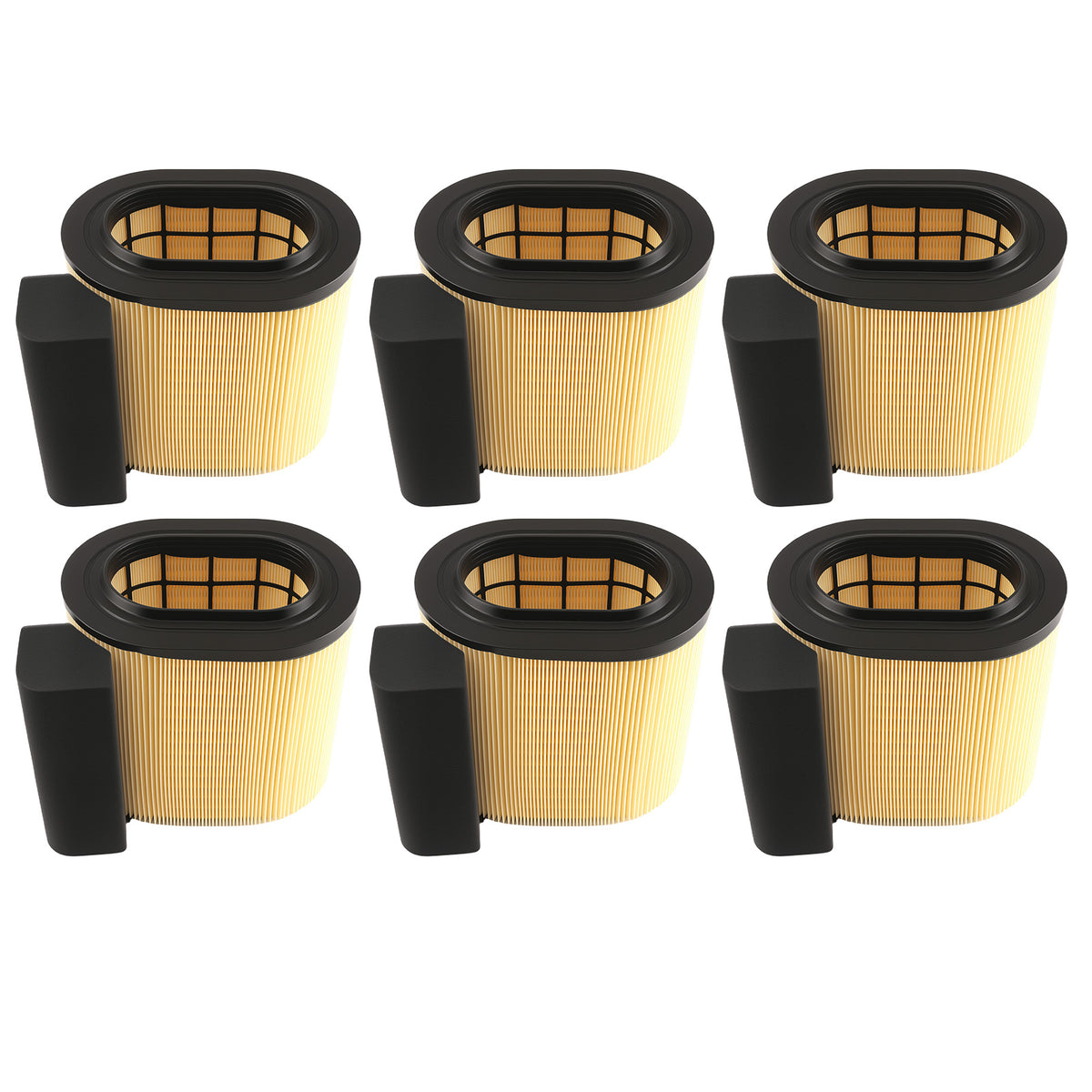 6pcs Engine Air FIlter FA-1927 compatible For Ford F250 350 450 550 Super Duty 6.7L 17-19