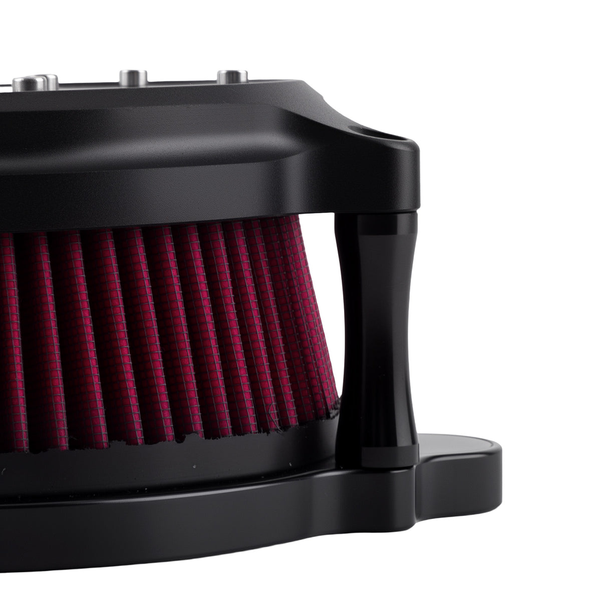 Red Air Cleaner Filter Aluminum compatible For Harley Touring Road Street Glide 2008-2016