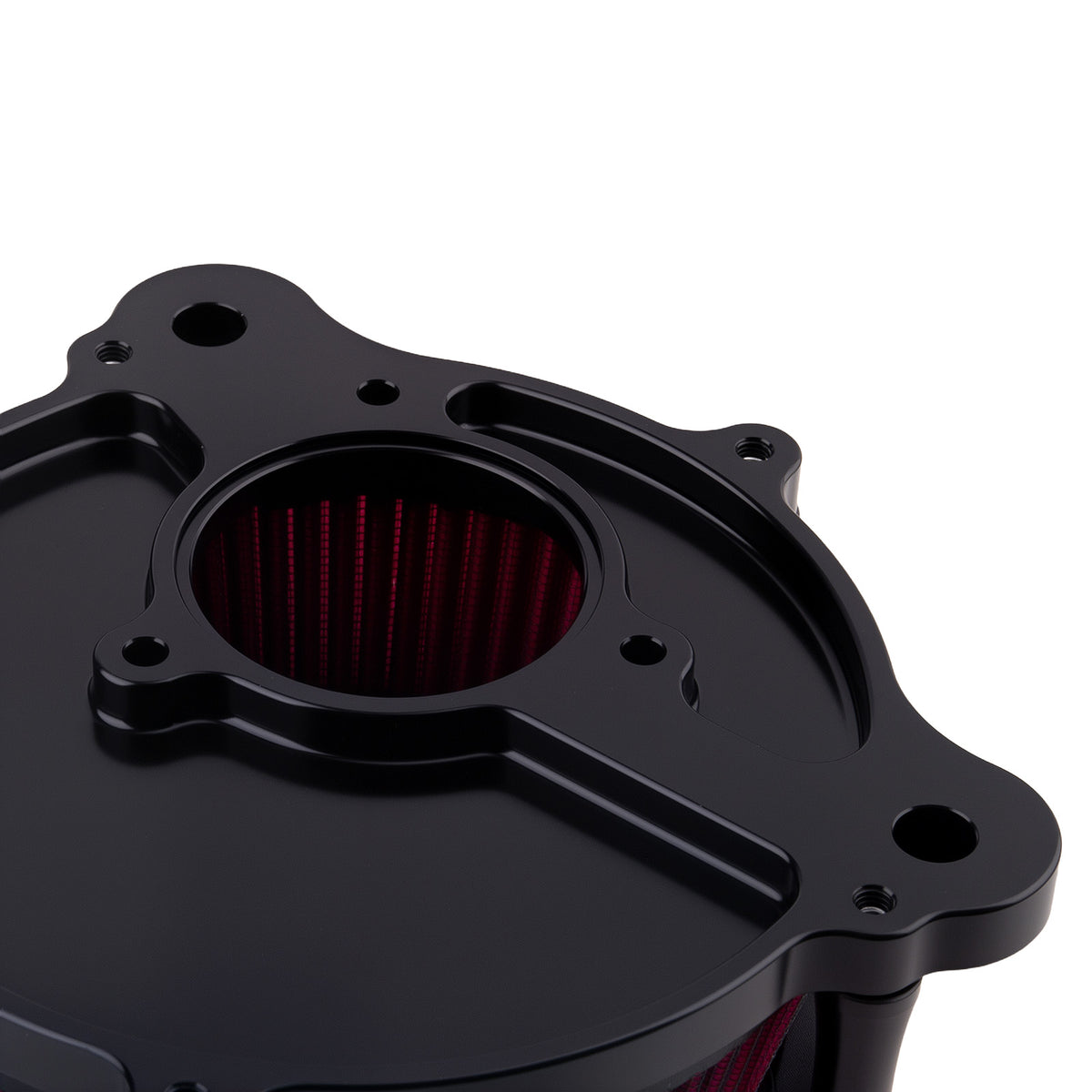 Red Air Cleaner Filter Aluminum compatible For Harley Touring 2017-up Softail 2018