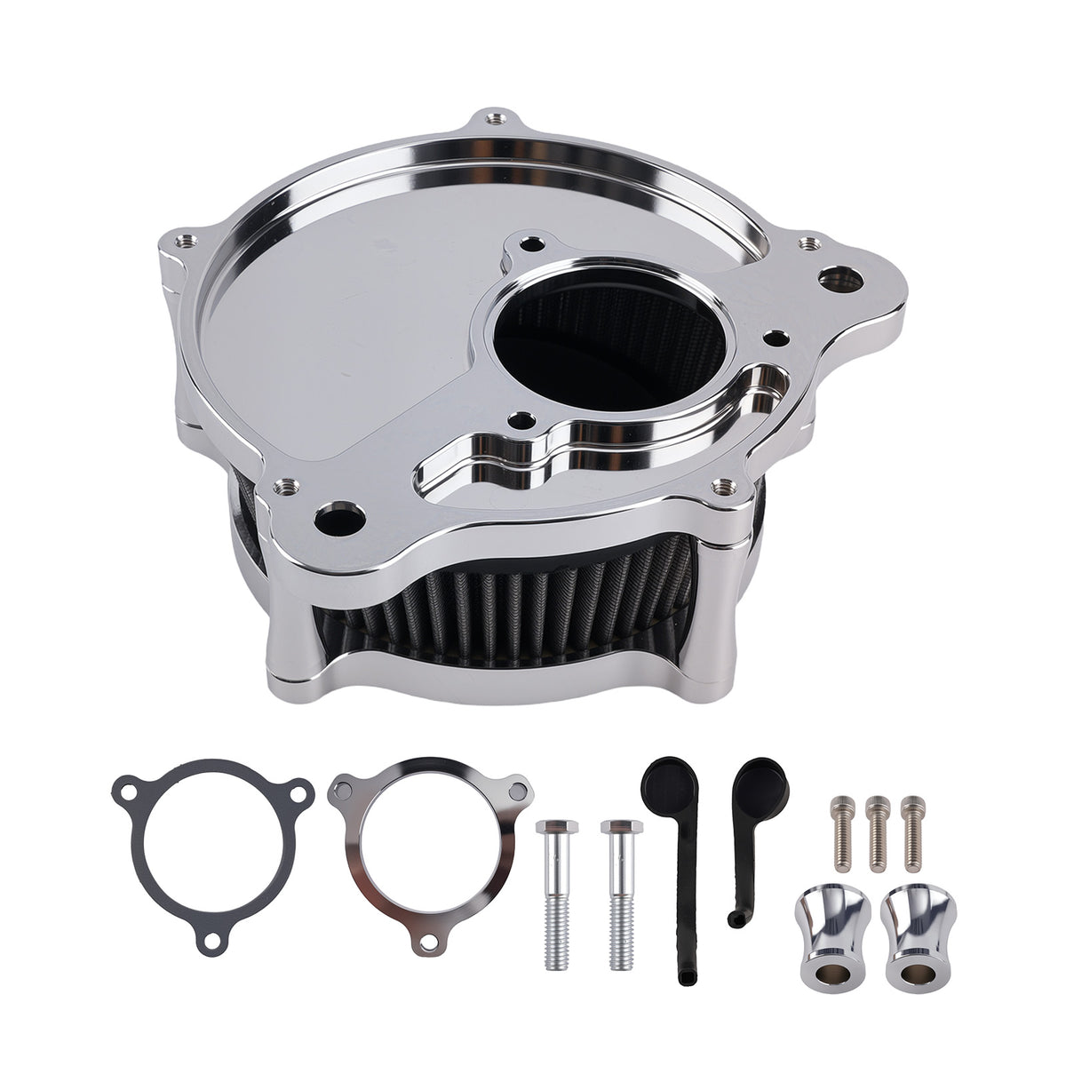 New Air Intake Assembly compatible For Harley Street Glide Road Glide 2017-up Aluminum