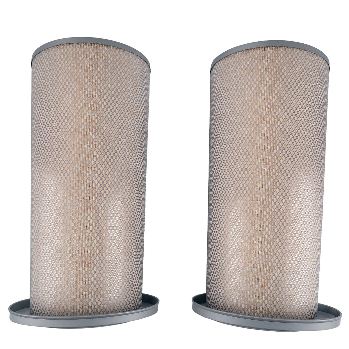 2× Engine Air Filter compatible For Kenworth Mack Peterbilt LAF3551 46883 AF1968 PA2705