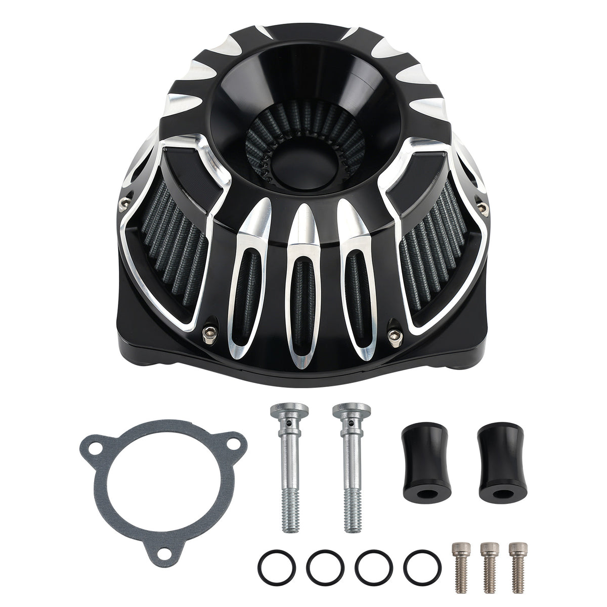 Air Cleaner Intake compatible For Harley Touring Road King FLHX Street Glide 2008-2016