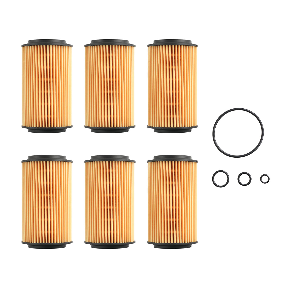 Oil Filter HU718/5X 6PCS compatible For Mercedes-Benz W203 W204 compatible For Chrysler Dodge 2.5L 2.6L
