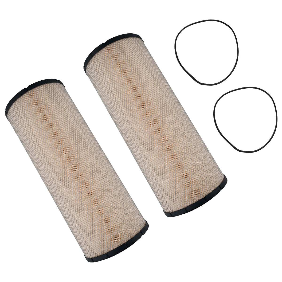 Air Filter 2Pack compatible For Peterbilt 386 387 385 357 LAF2536 RS3516 P534096 A1605C