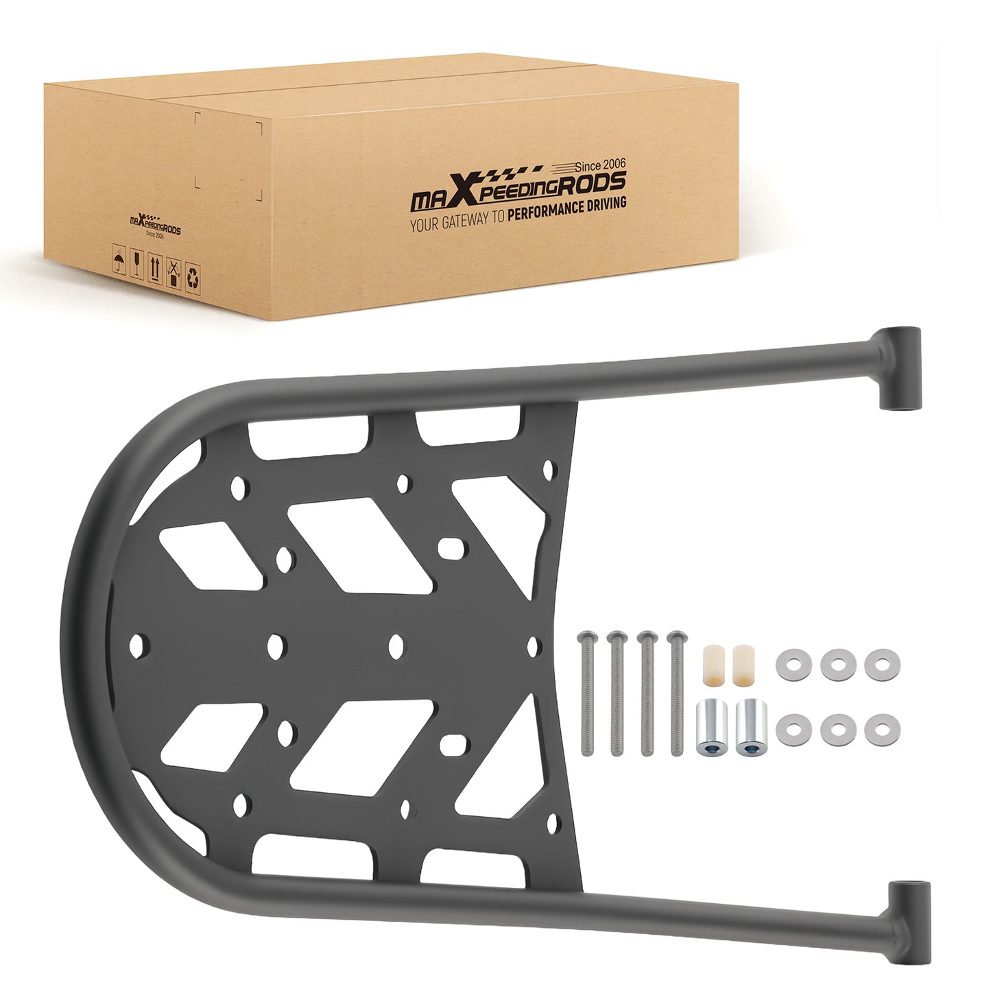 Rear Luggage Rack Bracket compatible For Kawasaki KLX250S KLX300 Enduro 2009+ Steel