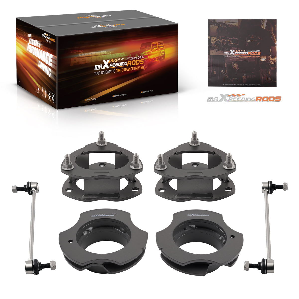 2 inch Leveling Kit with Sway Bar Steel compatible For Honda Odyssey 2WD/4WD 1999-2017
