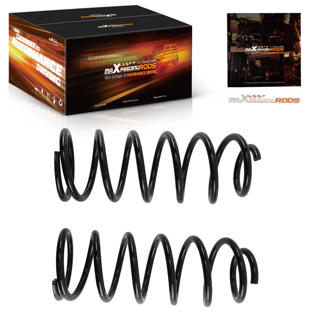 Rear Coil Springs Leveling Kit 2.5 inch Lift compatible For Toyota 4Runner 03-24