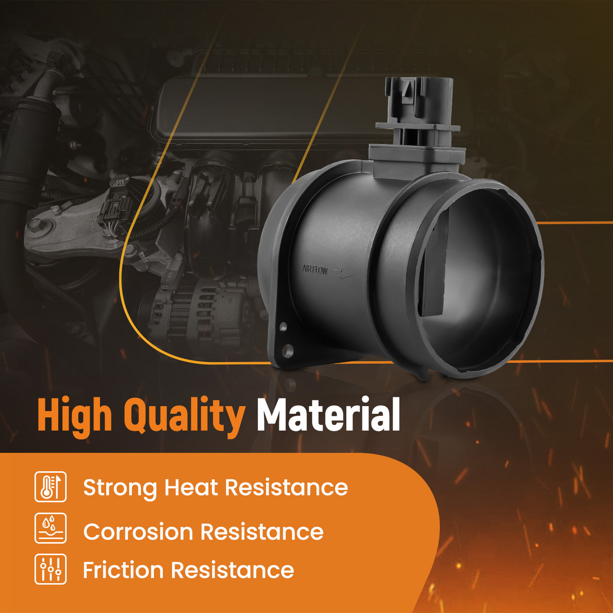 Mass Air Flow Meter compatible For Buick Enclave Cadillac CTS GMC Acadia V6 3.6L 2008-2014