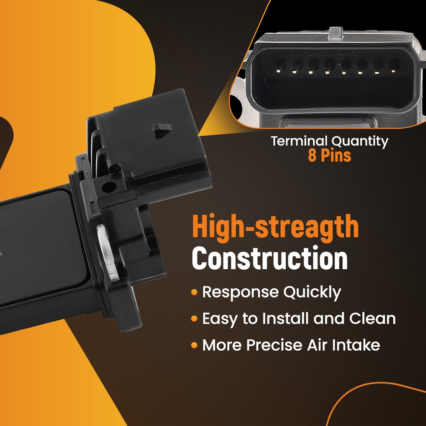 Mass Air Flow Meter MAF compatible For Buick Enclave Chevy Camaro 3.6L 2012-2022 AFH70M78
