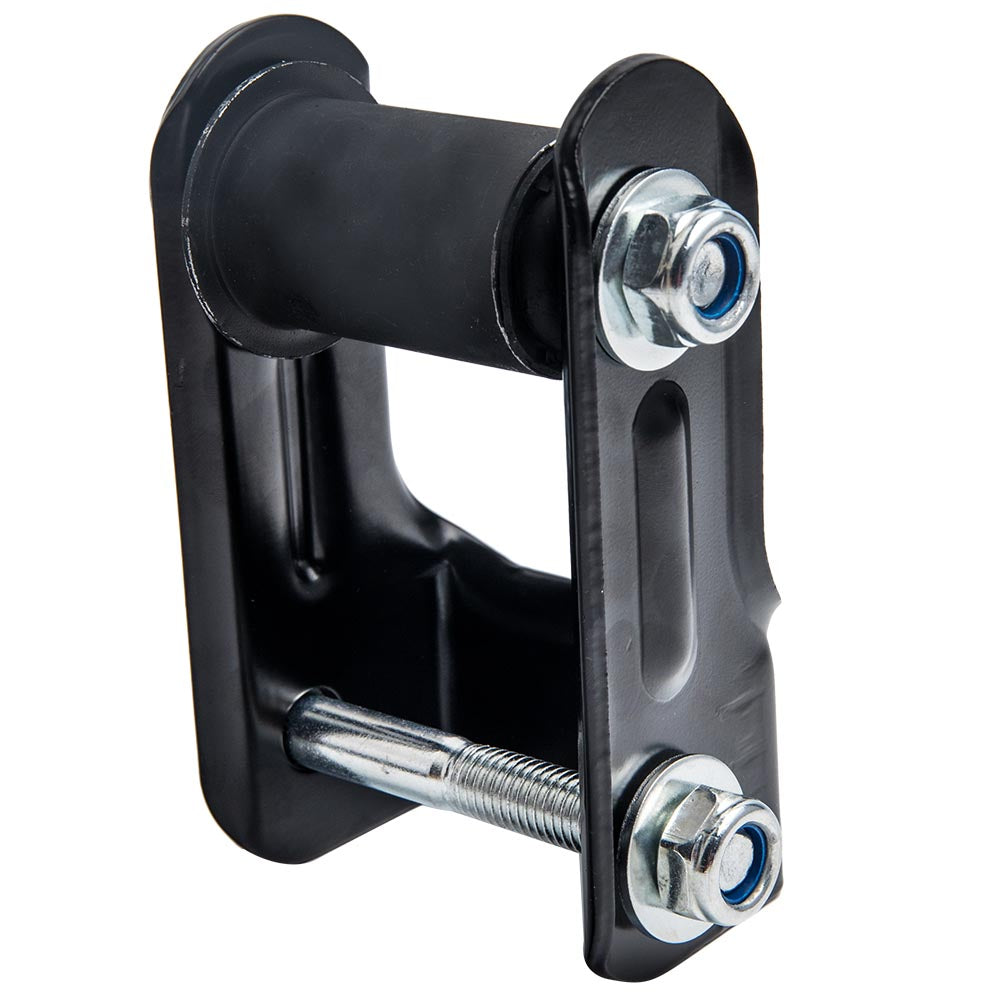 Pair Rear Leaf Spring Shackle compatible For Chevy Blazer S10 compatible For GMC Jimmy Sonoma 14045081