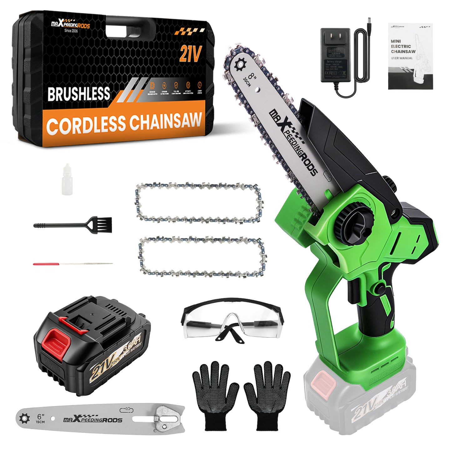 1200W compatible For Mini Chainsaw Cordless 8 6 Battery Powered Electric Portable Small