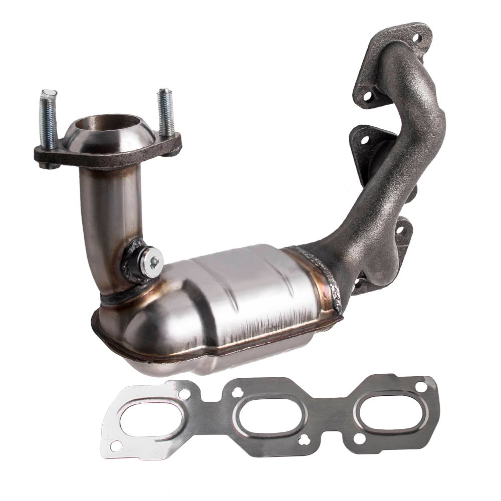 Front Left Exhaust Manifold w/ Catalytic Converter compatible For Ford Escape 3.0L V6 01-06