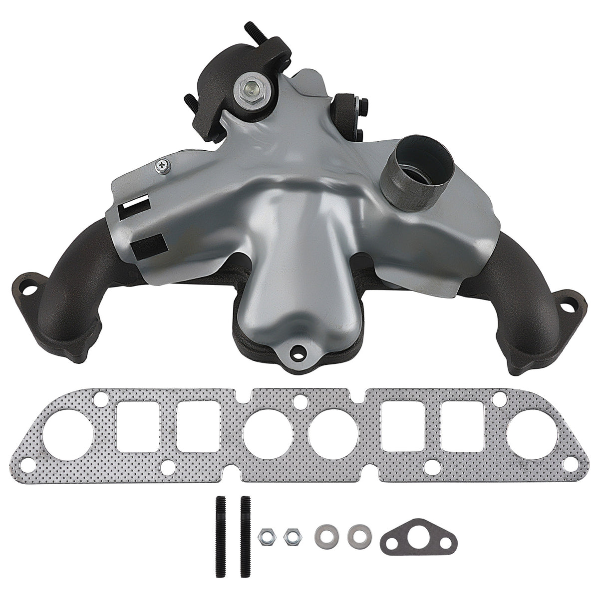 Cast Iron Exhaust Manifold compatible For Jeep Cherokee L4 2.5L 1984-2000 Gasket Included