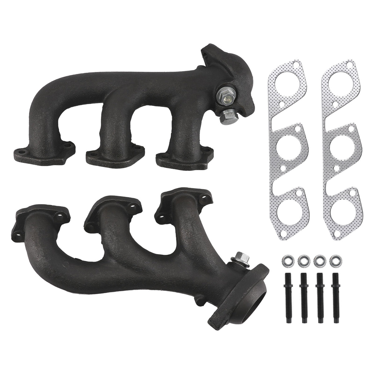 Cast Iron Exhaust Manifold compatible For Ford F150 E150 1999-2008 4.2L 4.6L 5.4L 674-555