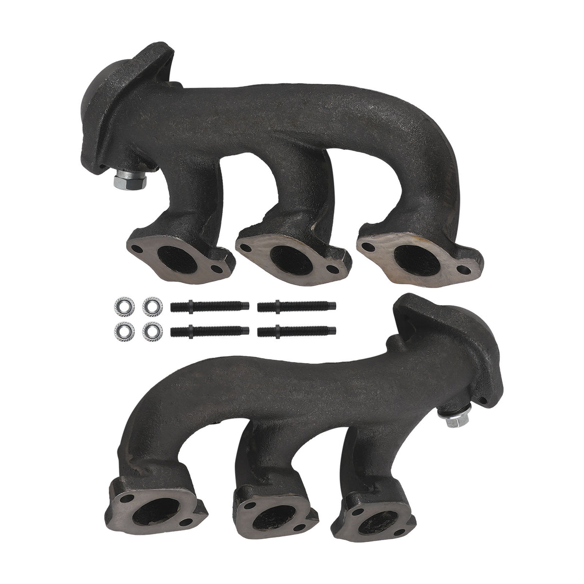 Cast Iron Exhaust Manifold compatible For Ford F150 E150 1999-2008 4.2L 4.6L 5.4L 674-555