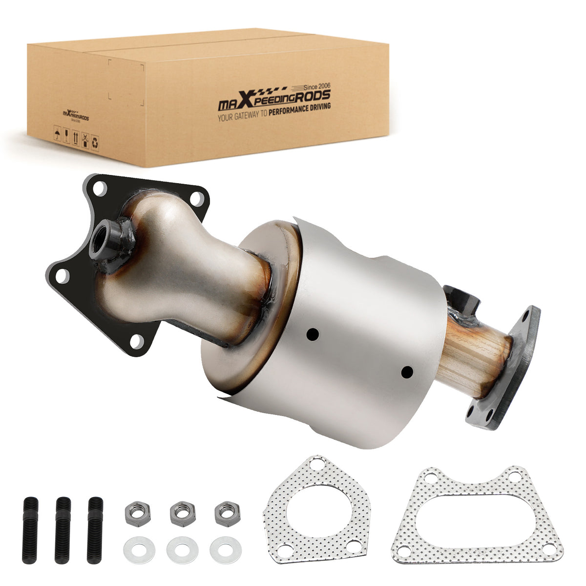 Bank2 Catalytic Converter compatible For Honda Ridgeline Odyssey 3.5L 05-07 w/ Heat Shield