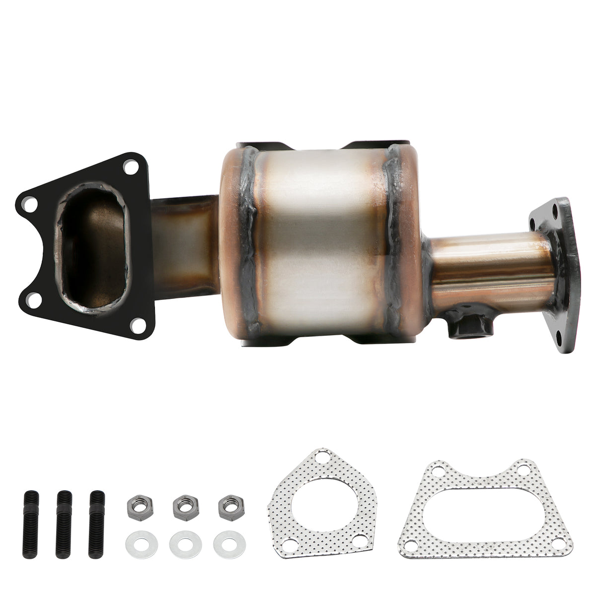 Bank2 Catalytic Converter compatible For Honda Ridgeline Odyssey 3.5L 05-07 w/ Heat Shield
