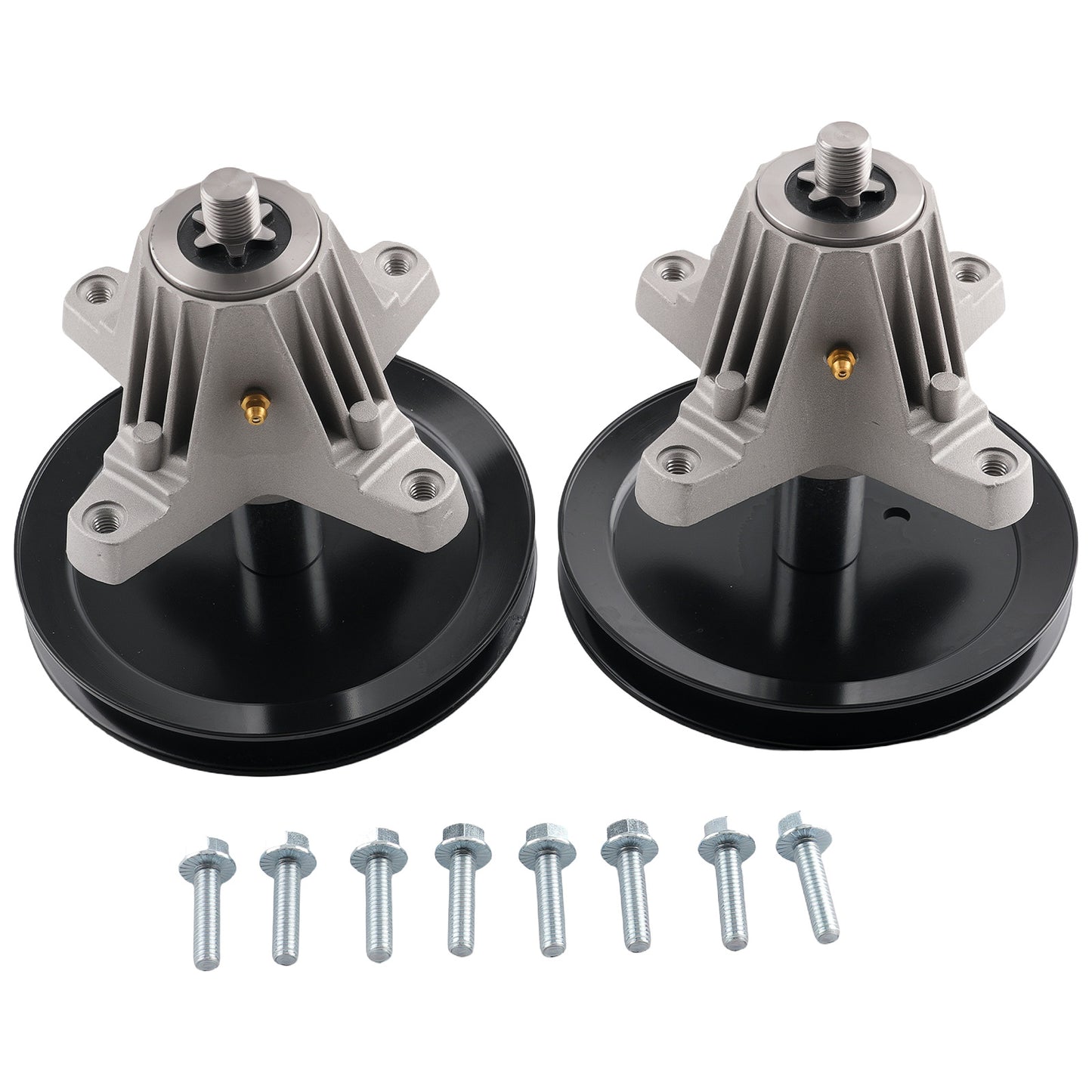 2PCS Mandrel For MTD Troy-Bilt 46 Deck 918-06989 618-06989 285-209
