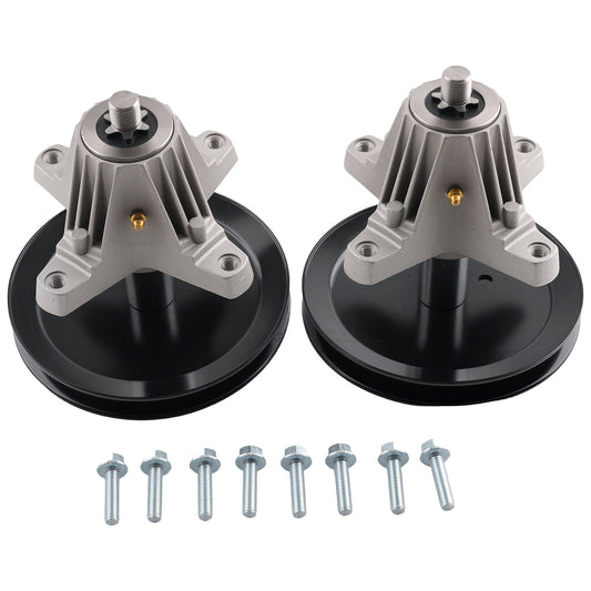 2PCS Mandrel For MTD Troy-Bilt 46 Deck 918-06989 618-06989 285-209