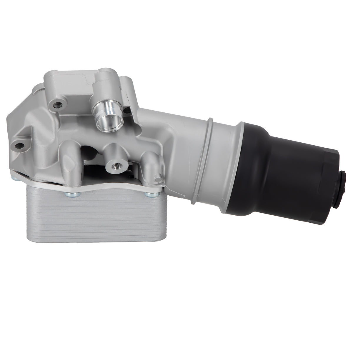Aluminum Oil Cooler Filter Housing compatible For Audi TT Quattro compatible For VW Golf Jetta Passat 2.5L