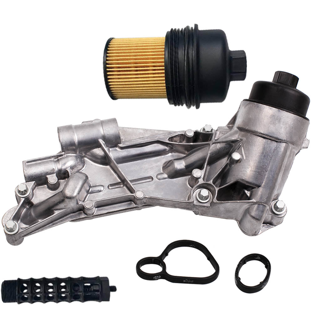 Engine Oil Cooler w/ Filter compatible For GMC Chevy Chevrolet Cruze Sonic compatible For Pontiac 93186324