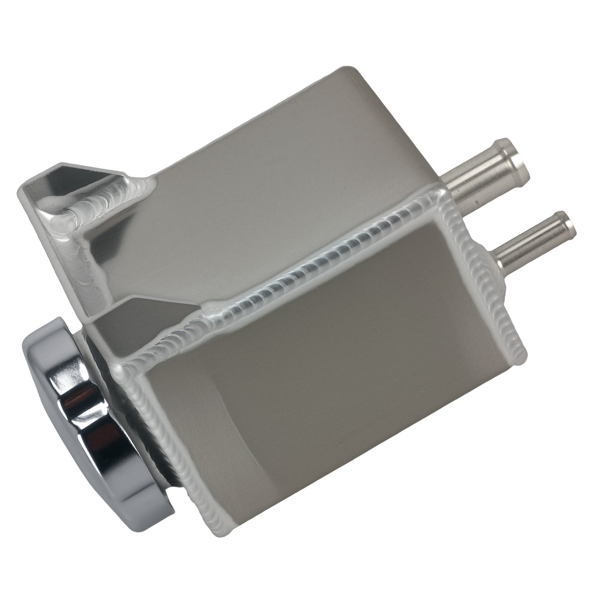 Aluminum Racing Power Steering Fluid Reservoir Tank/Can compatible For Ford Mustang 99-04