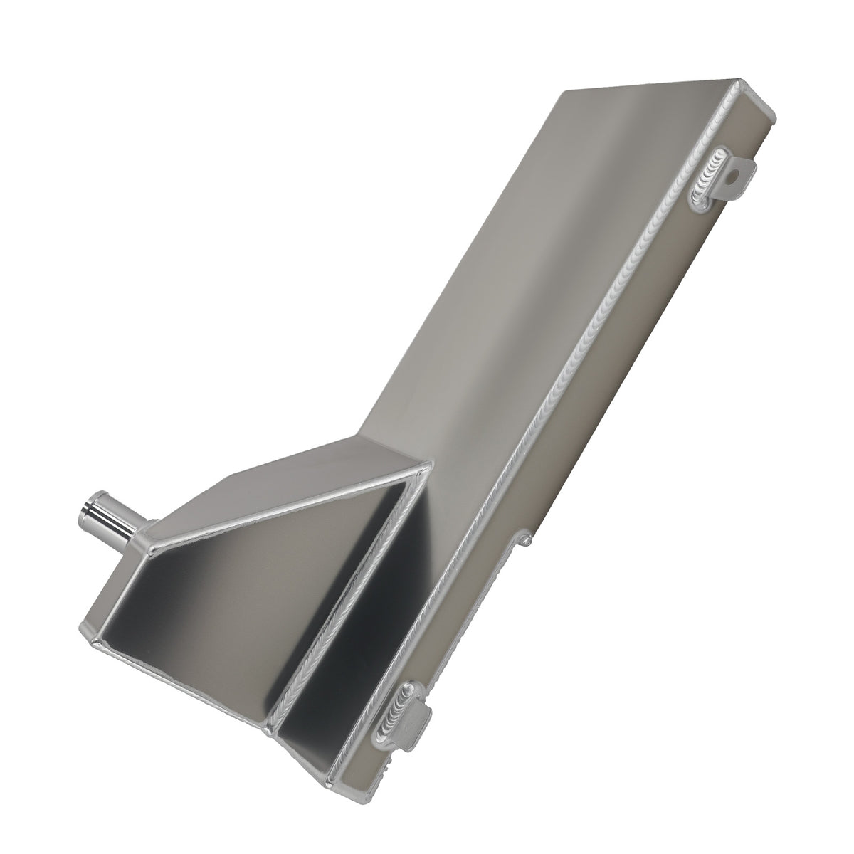 Silver Aluminum Coolant Expansion Overflow Tank compatible For Ford Mustang 4.6L V8 1996-04