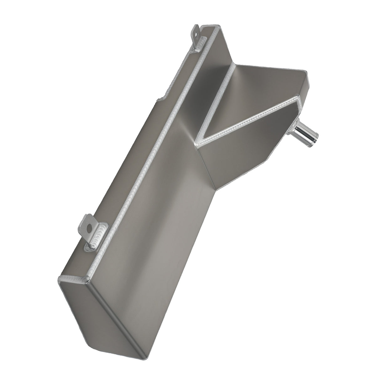 Silver Aluminum Coolant Expansion Overflow Tank compatible For Ford Mustang 4.6L V8 1996-04