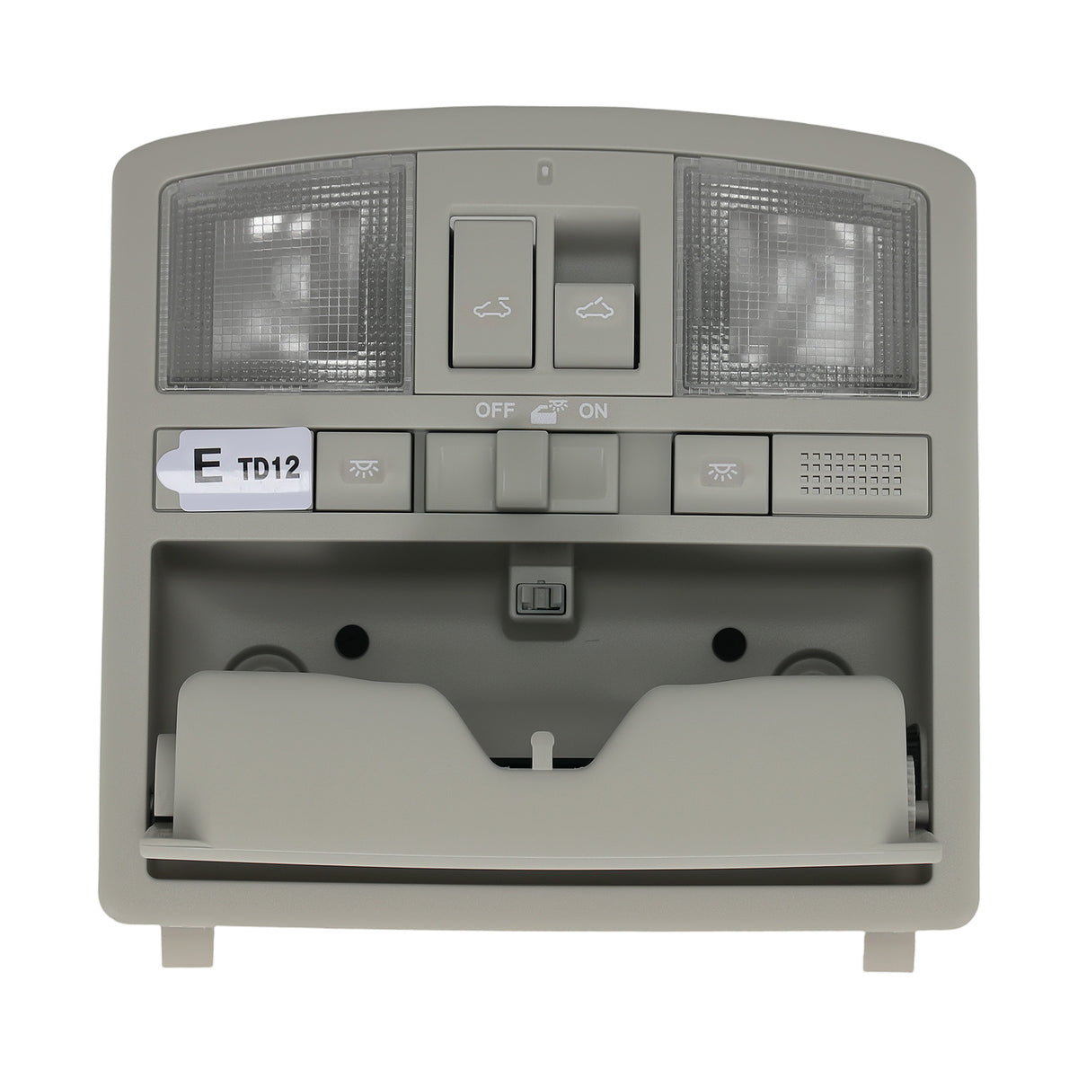 Overhead Console Reading Light compatible For Mazda 2009-2013 GS4C-69-970D-75 Yellow ABS