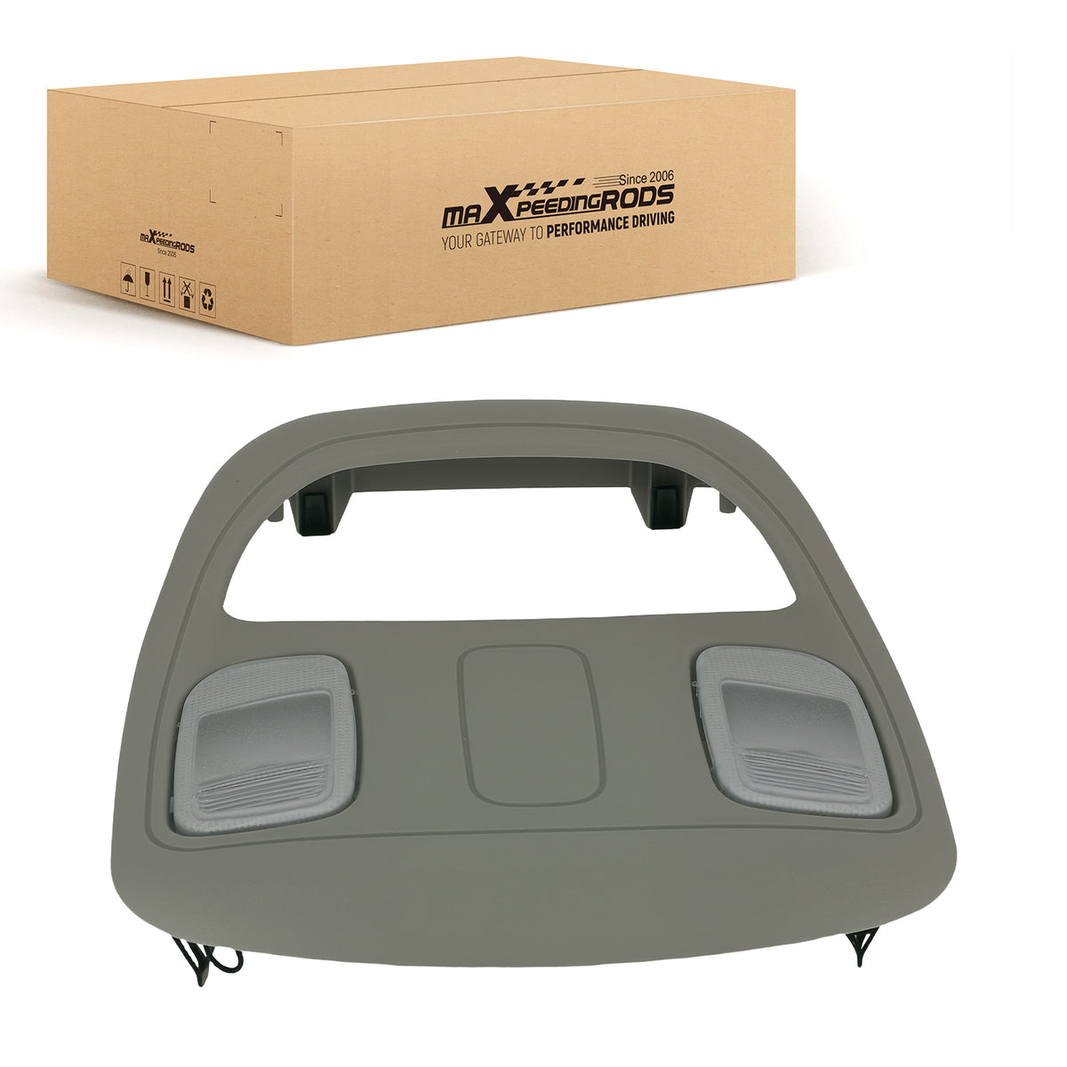 Overhead Console Housing Reading Light For 02-10 compatible For Ram 1500 2500 3500 1DK78BD1AA