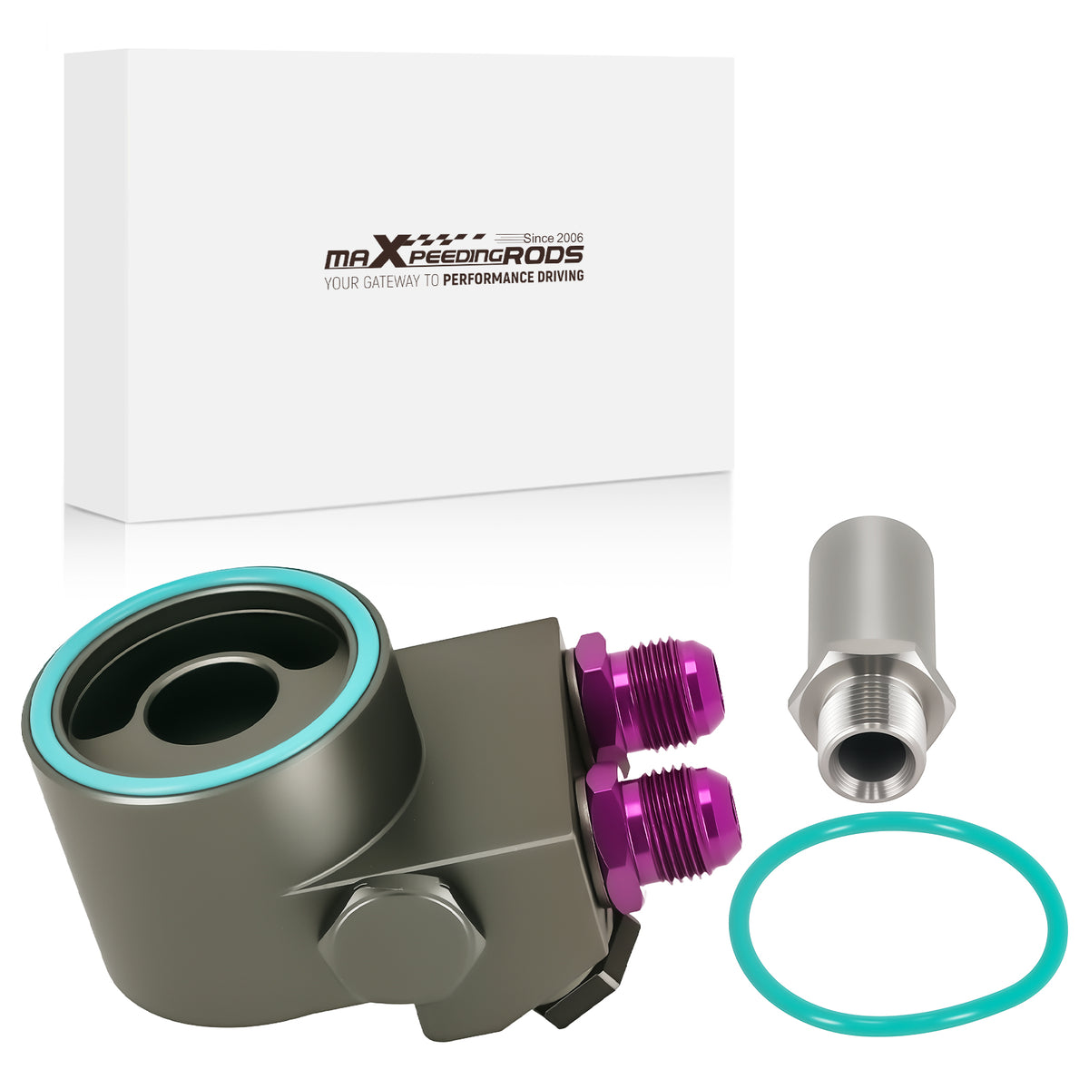 Aluminum Oil Filter Adapter Kit AN10 compatible For Honda Civic FC1 FK7 Gen10 M20*1.5